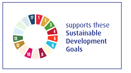 Supports these Sustainable Development Goals