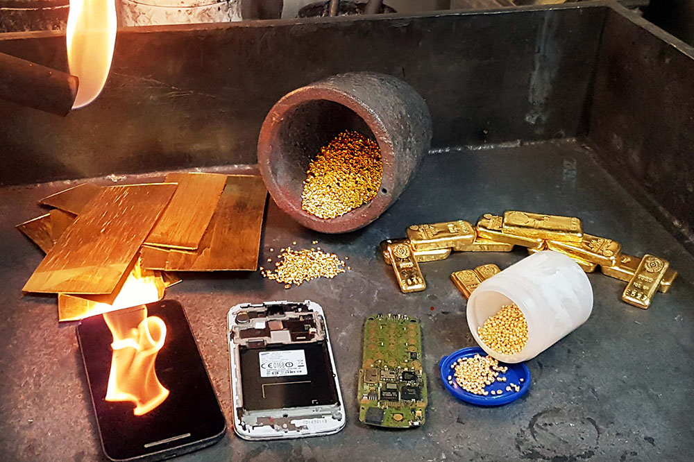 Goud en telefoons