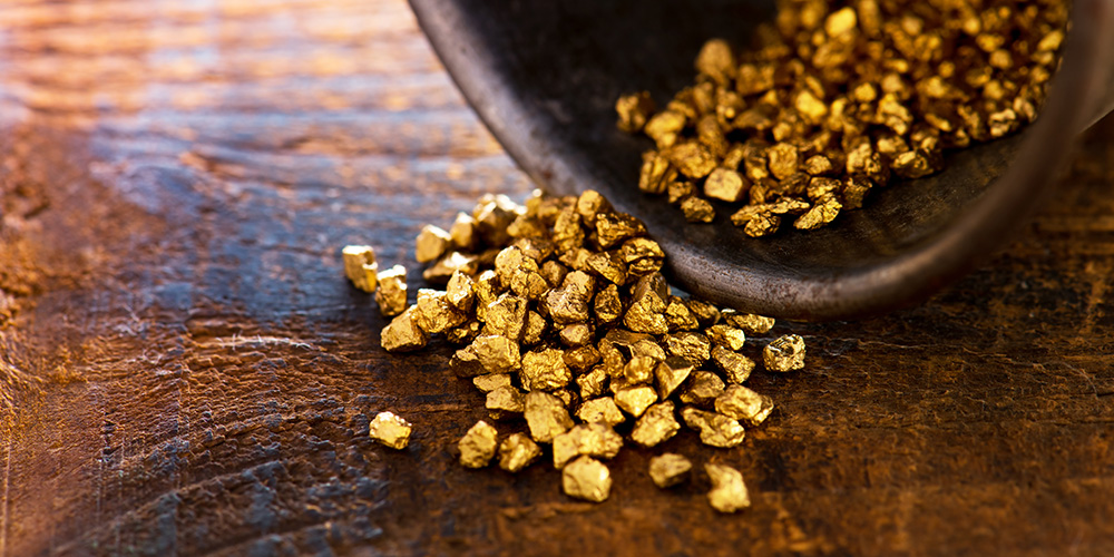 Goud op tafel