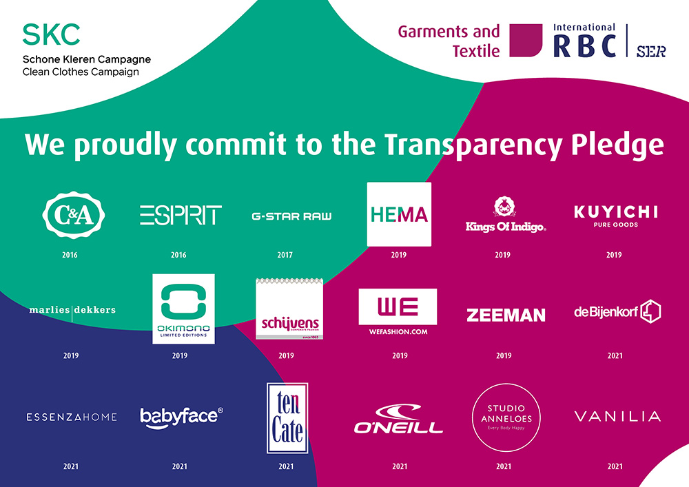We proudly commit to the Transparency Pledge