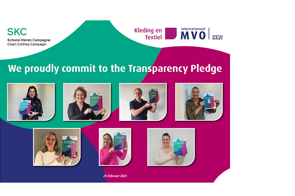 Transparency Pledge vergroot | IMVO-convenanten
