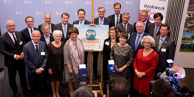 Dutch Banking Sector Agreement signed by banks NGOs, trade unions and government. IRBC agreement.