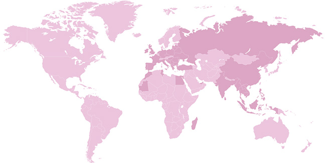 Aggregated list of production locations