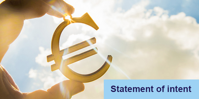 Euro sign - Statement of intent